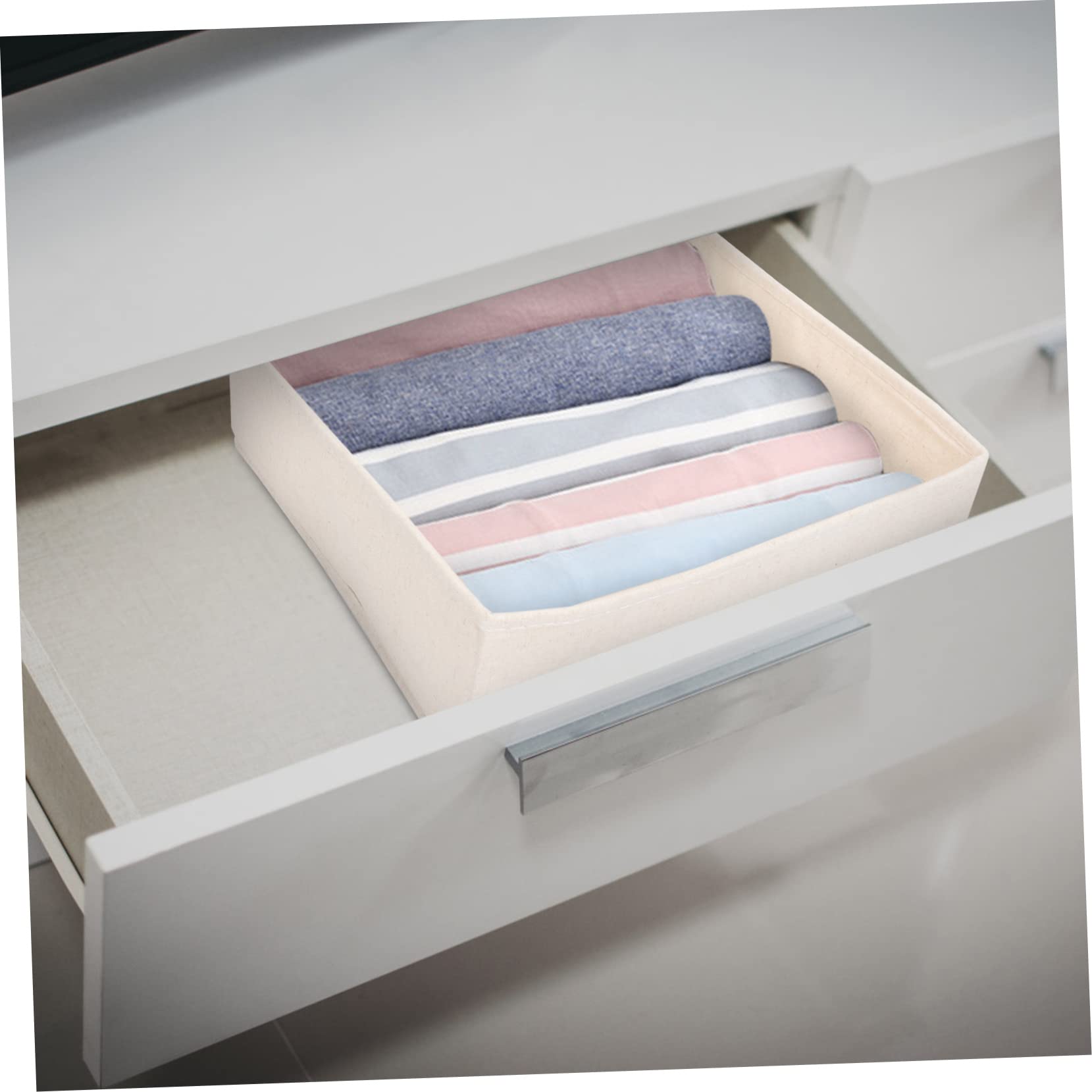 Alipis Storage Box Versatile Organizing Container for Underwear Socks Hats More Wide for Wardrobe Organization Housewarming present