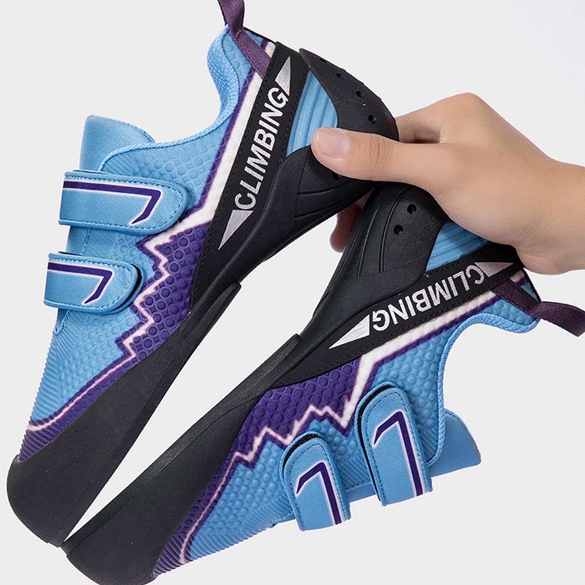Scarpe da Arrampicata Uomo Comode vestibilità a Basso Scarpe da Bouldering Leggere Antiscivolo per Principianti