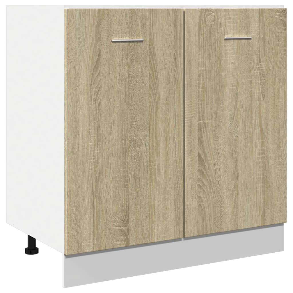 vidaxl meuble bas lyon chêne sonoma
