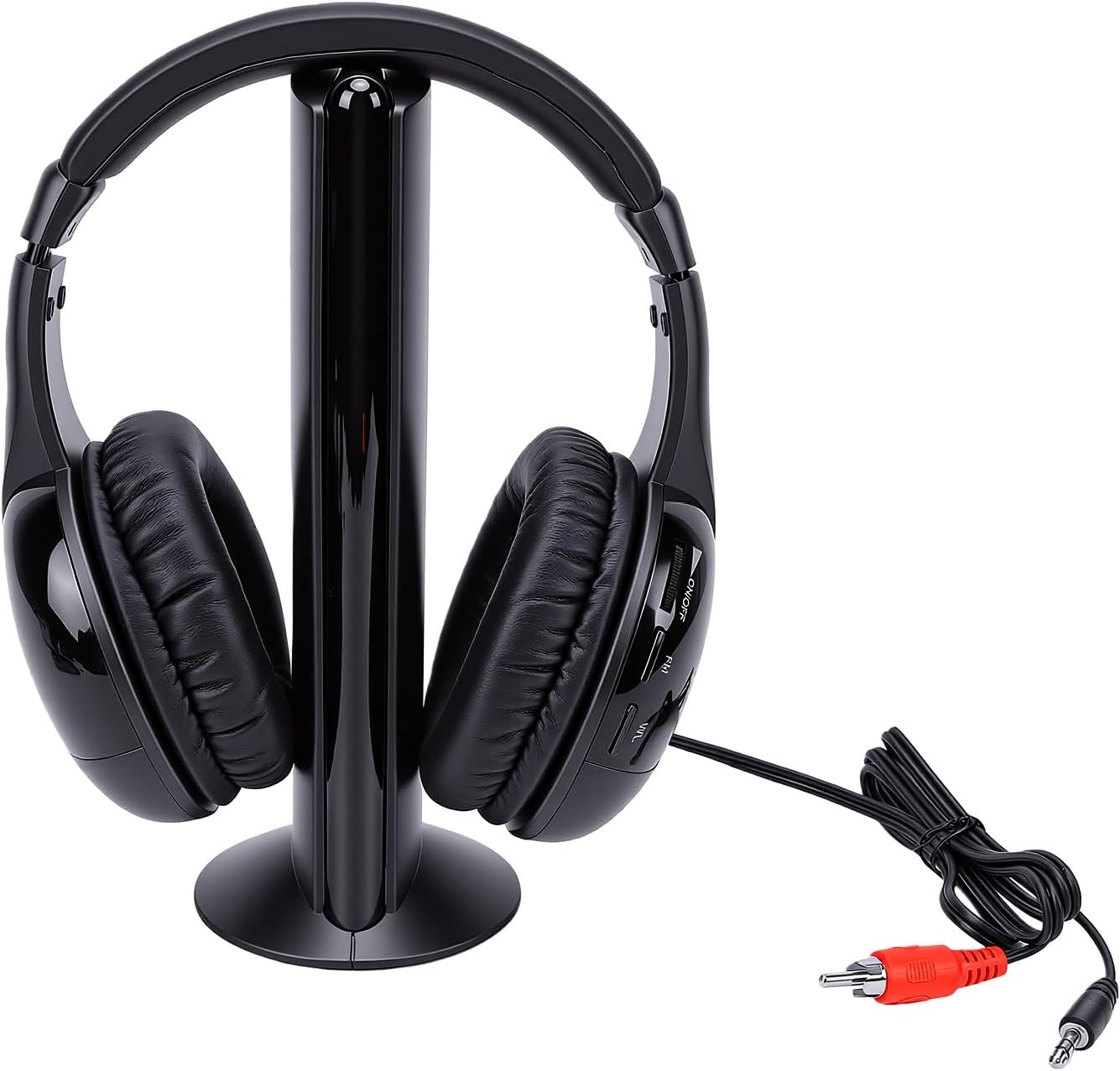 FOSA Wireless TV Headphones with Transmitter, FM Technology