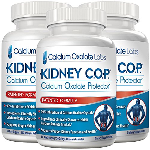 KIDNEY C.O.P. Calcium Oxalate Protector 120 Capsules, Kidney Support for