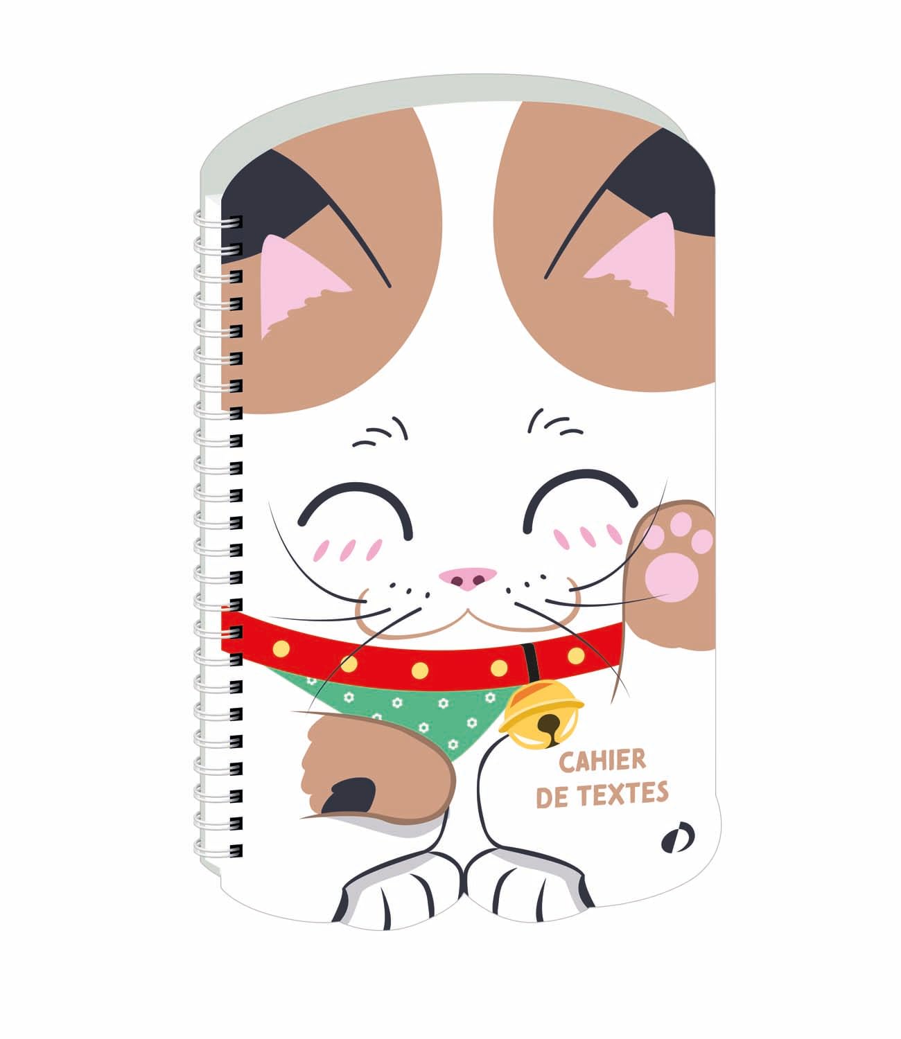 Quo Vadis - Spiral-Bound Notebook - French - Kawaii - Multi-Coloured - Daily - 15 x 21 cm - Clairefontaine White Paper - Made in France