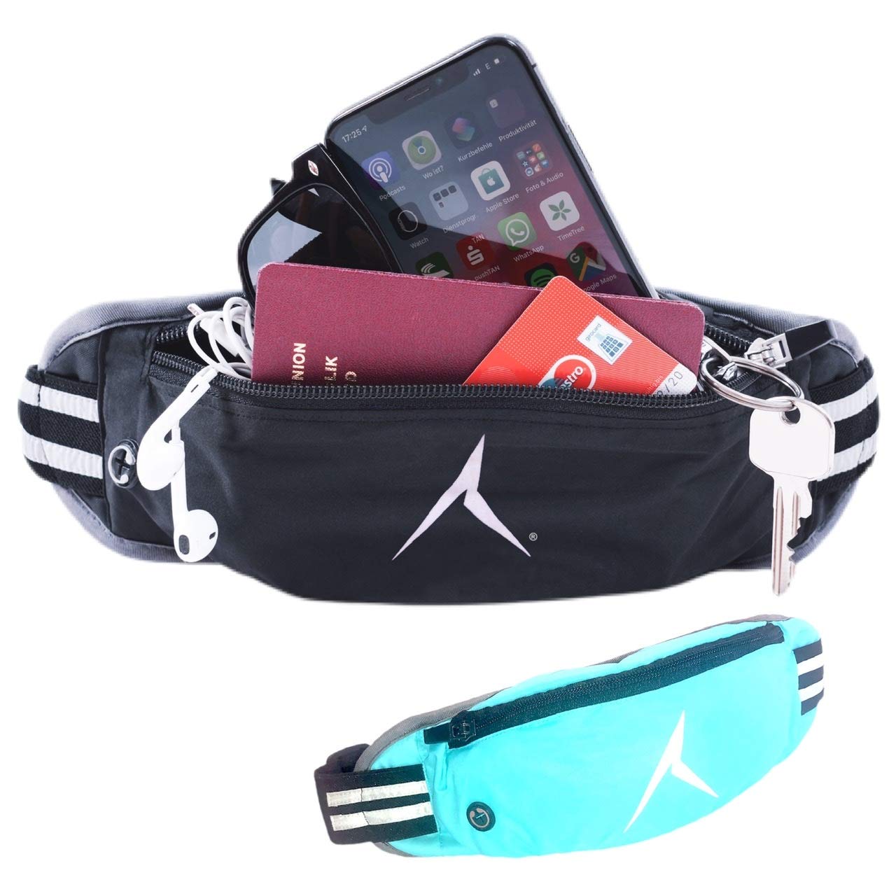 RUNSTYLE Deluxe Running Waist Pack Runners Fanny Pack Light Weight