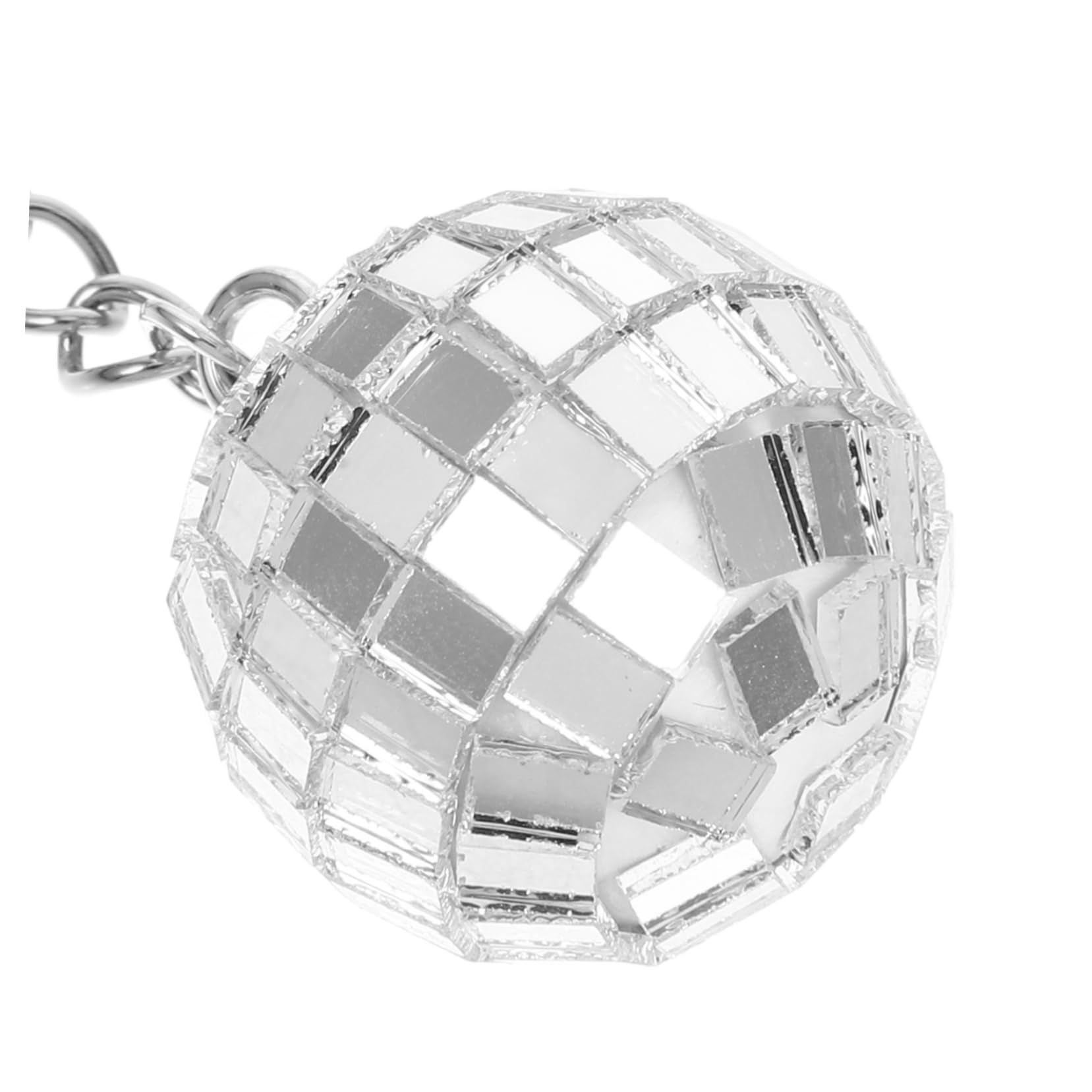 ABOOFAN 10 Piezas Llavero De Bola De Discoteca Espejo De Adorno De Bola De Discoteca Para Equipo Colgante Para Bolso