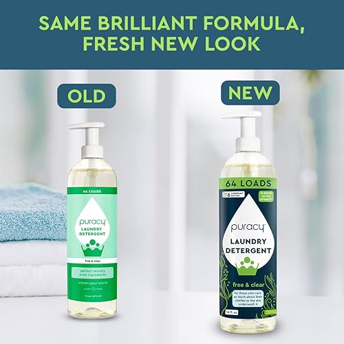 Miniatura 38 de Puracy Detergente para ropa – Detergente líquido alimentado por enzimas, detergente natural para ropa visto en TikTok, no tóxico