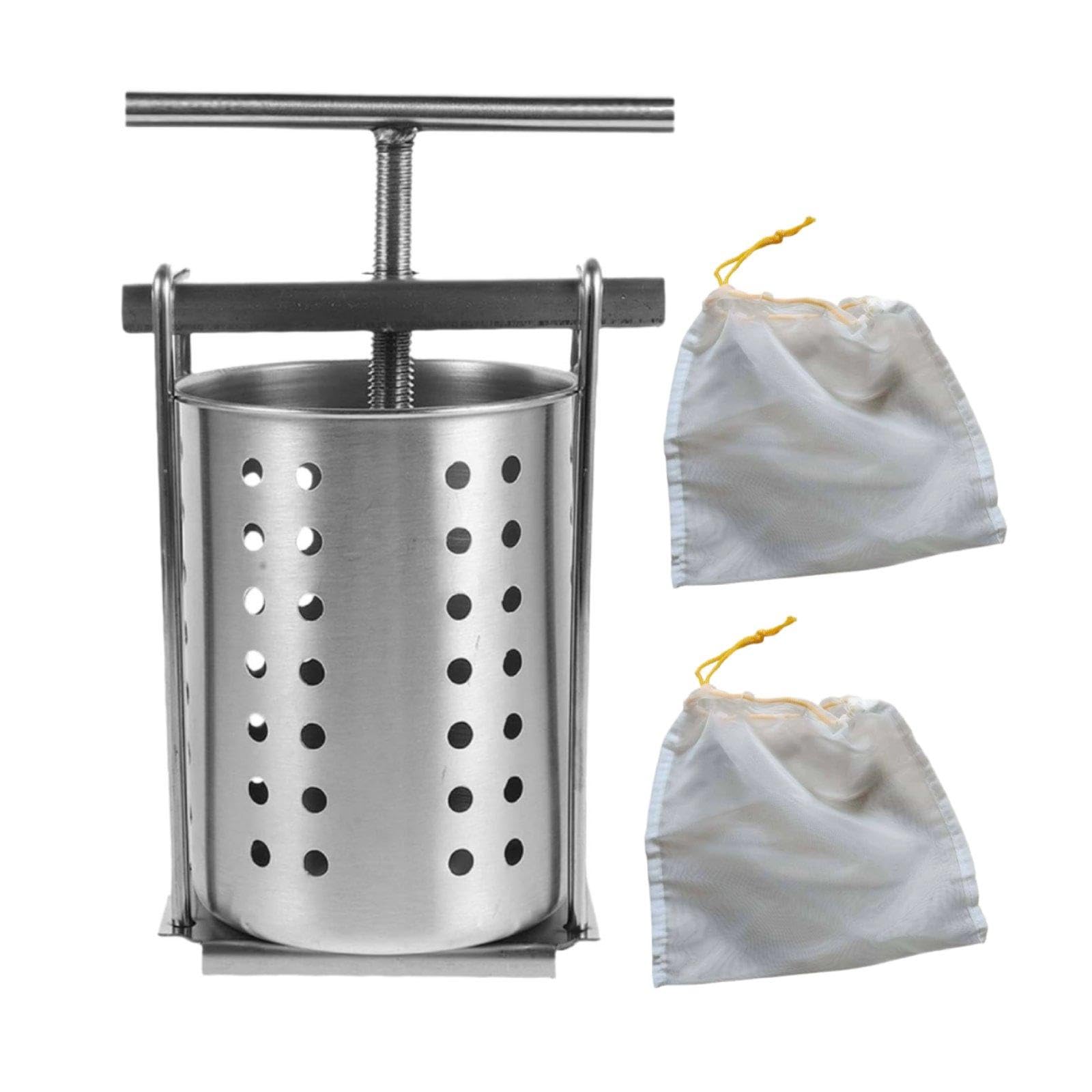 Extractor de verduras de acero inoxidable con diseño duradero de 1.5L