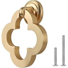 Gold Cabinet Knobs, Zinc Alloy Cupboard Drawer Knobs With Screws for Dresser 16