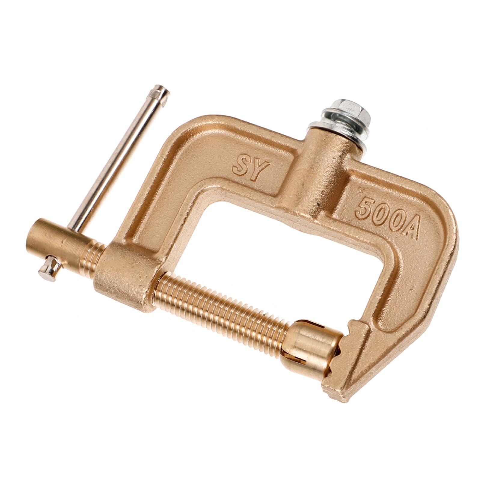 Lurrose 4 Pezzi Welding Ground Bramp saldatura regolabile pinze a pinza MORSETTO saldatrice morsetti per saldatore FORNICA DI WELD rame