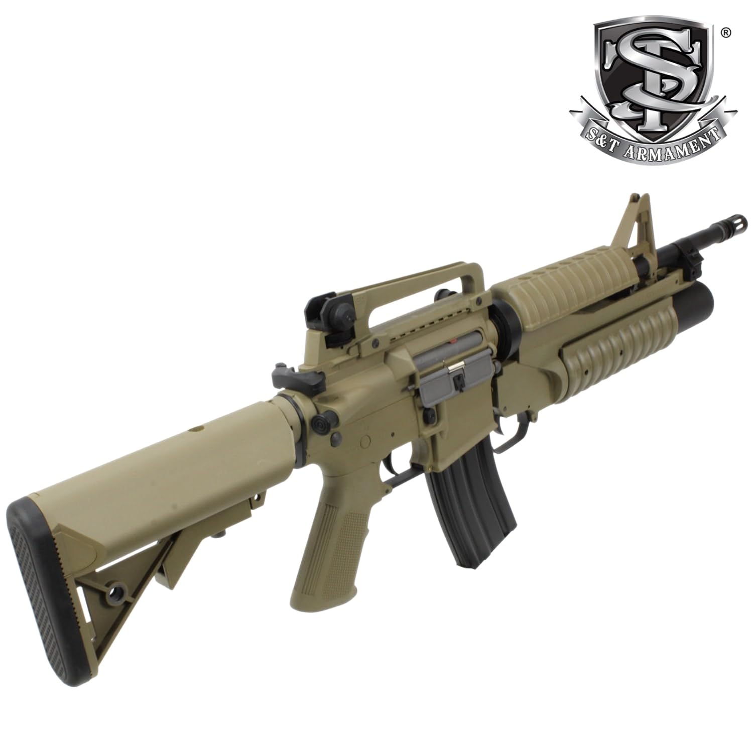 K◆美品　東京マルイ　M4A1　グレネードランチャー　電動ガン Amazon.co.jp: S&T M4A1 スポーツライン電動ガン with M203 グレネード