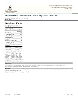 Vista 2 de Bolsa de regalo de monedas de menta de chocolate oscuro