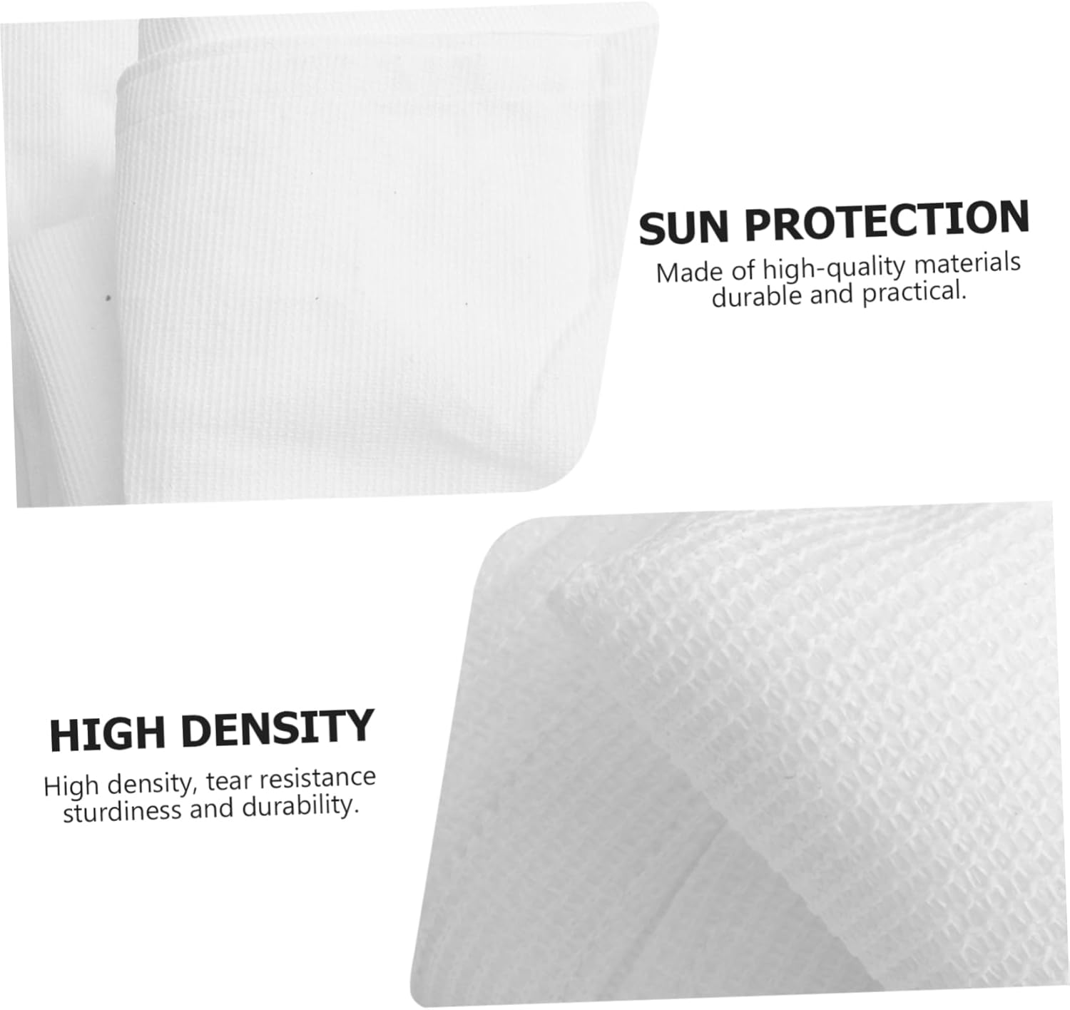 1Pc Durable Sun Shade Cloth Heavy Duty Outdoor Protective Cover for Courtyard Garden Tear Resistant Design