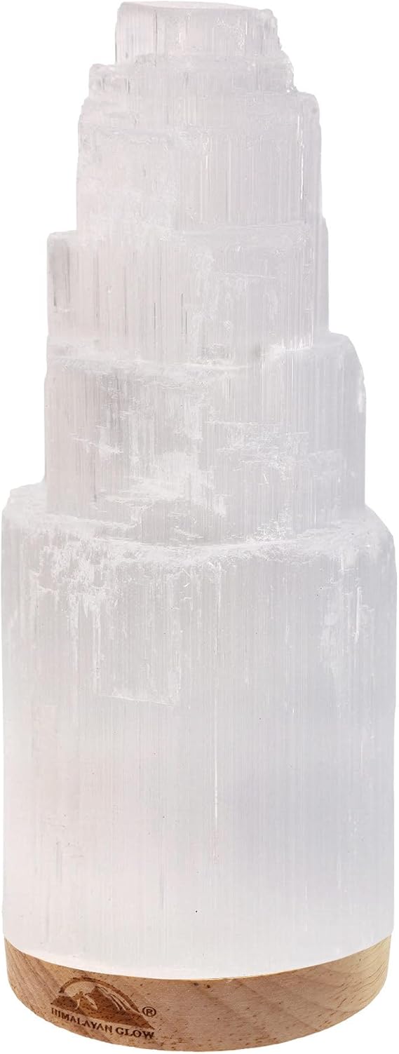 Himalayan Glow Selenite Crystal Lamp