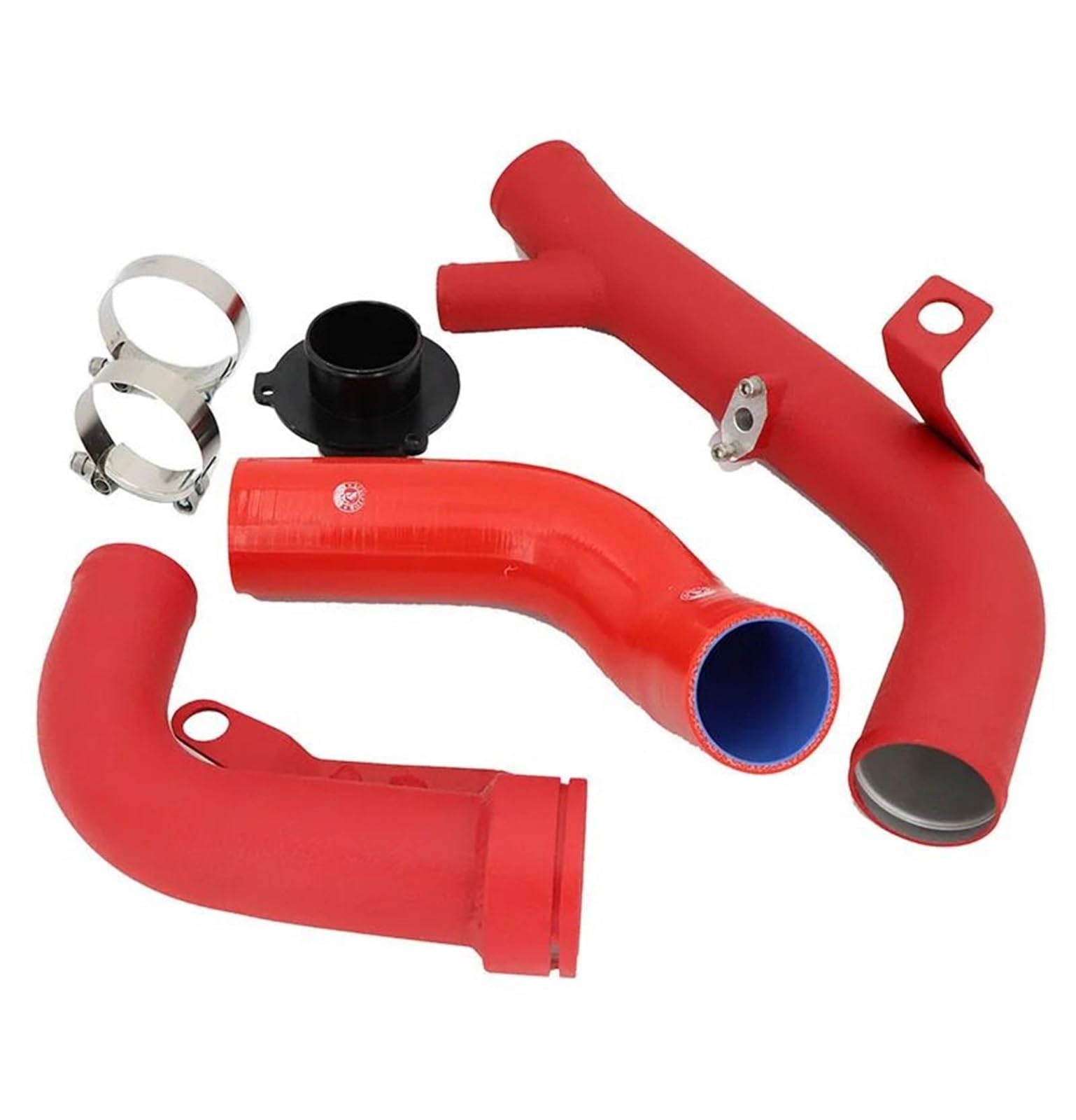 Turbocharger Fit for TTS R20 Golf 5 6 Golf R ED30 Mk5 ED35 Mk6/fit for Scirocco R Mk3/ A3 S3 2.0 TFSI K04 EA113 Turbo Discharge Pipe(MK5-TP-B RED)