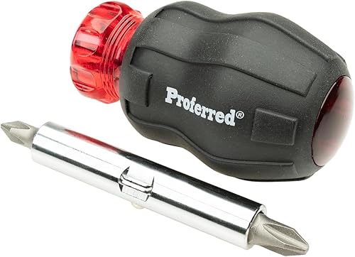 Miniatura 16 de Proferred T29004 - Juego de destornilladores de puntas intercambiables, trinquete 19 piezas en 1