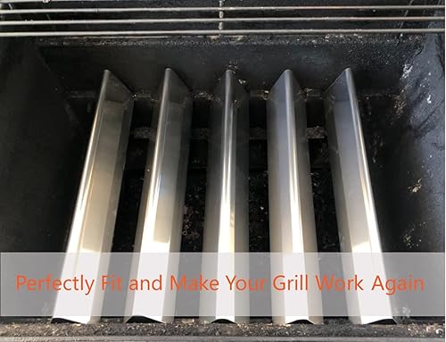 Miniatura 6 de Leship Barras aromatizantes de 15.3 pulgadas y rejillas de parrilla de 17.5 pulgadas de repuesto para parrillas Weber 7636 7638 Spirit 300 Series