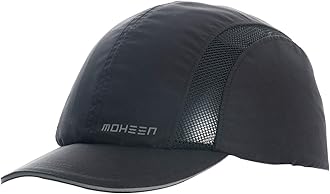 MOHEEN Safety Bump Cap, Baseball Hat Style with Reflective Stripes Lightweight and Breathable Hard Hat Head Protection Cap