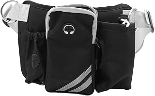 Dog Walking Bag, Comfortable Wear, 28.3x18.3cm, Pet Treat Pouch, Dog Training Bag, Lightweight Design, Ideal Use for Training, Hiking, Running