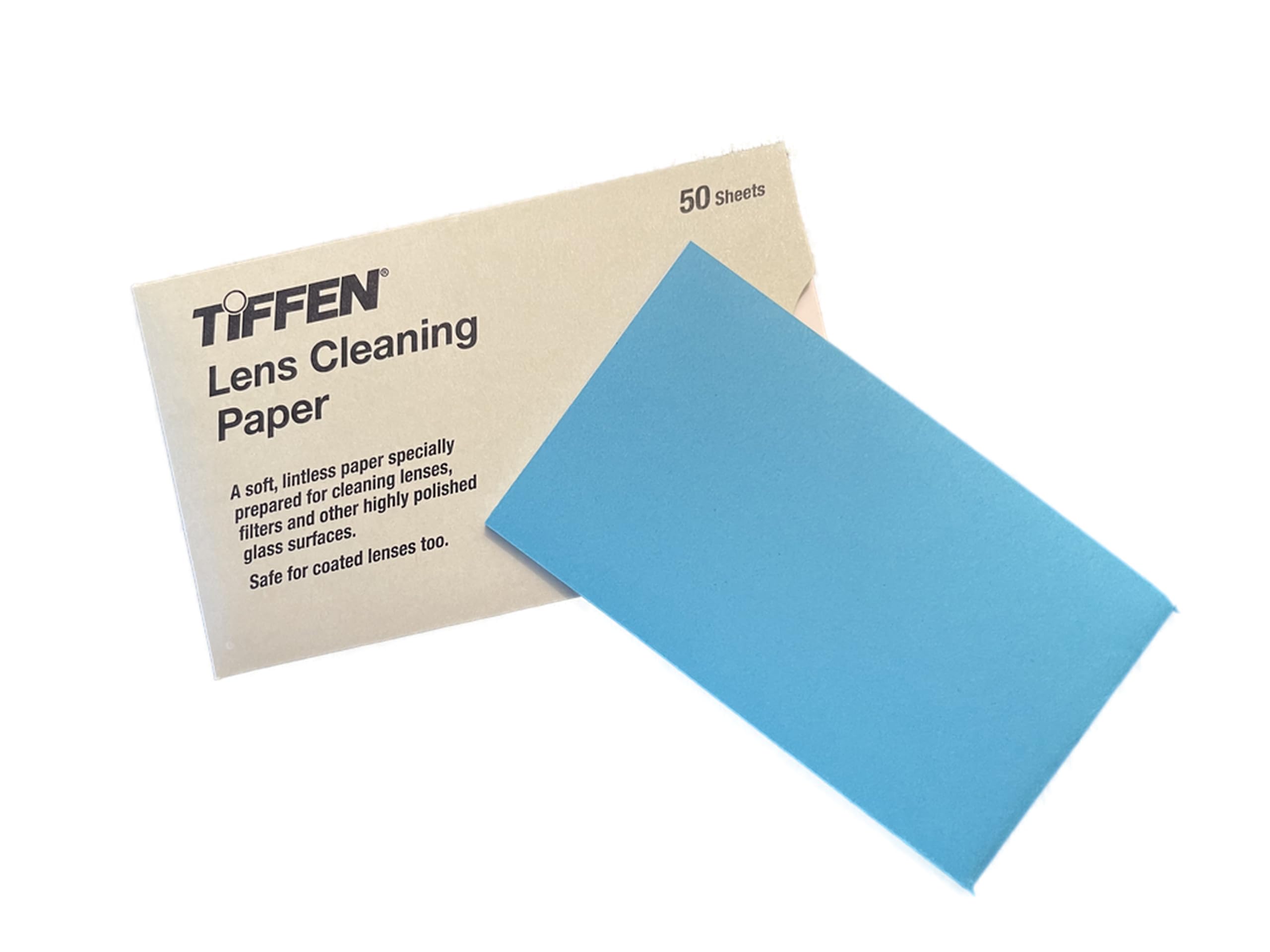 TIFFEN Lens Cleaning Tissues - Confezione doppia, 2 x 50 pezzi, per obiettivi e lenti