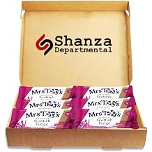Tilly s Famous Scottish Fudge Bars 6 x 90g Multipack | Traditional Creamy Fudge | Rich Melt-in-the-Mouth Sweet Treat | Ideal for Sharing & Gifting