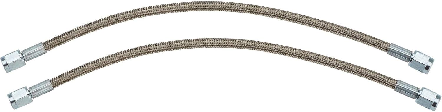 Stainless Steel Brake Hose Kit, D52 Caliper with Banjo, 12 Inch