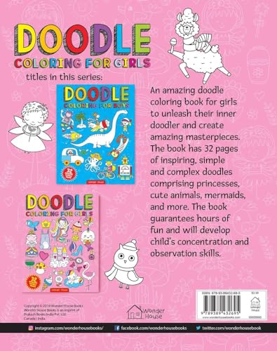 Doodle Coloring For Kids - Pink Edition - Image 9 thumbnail