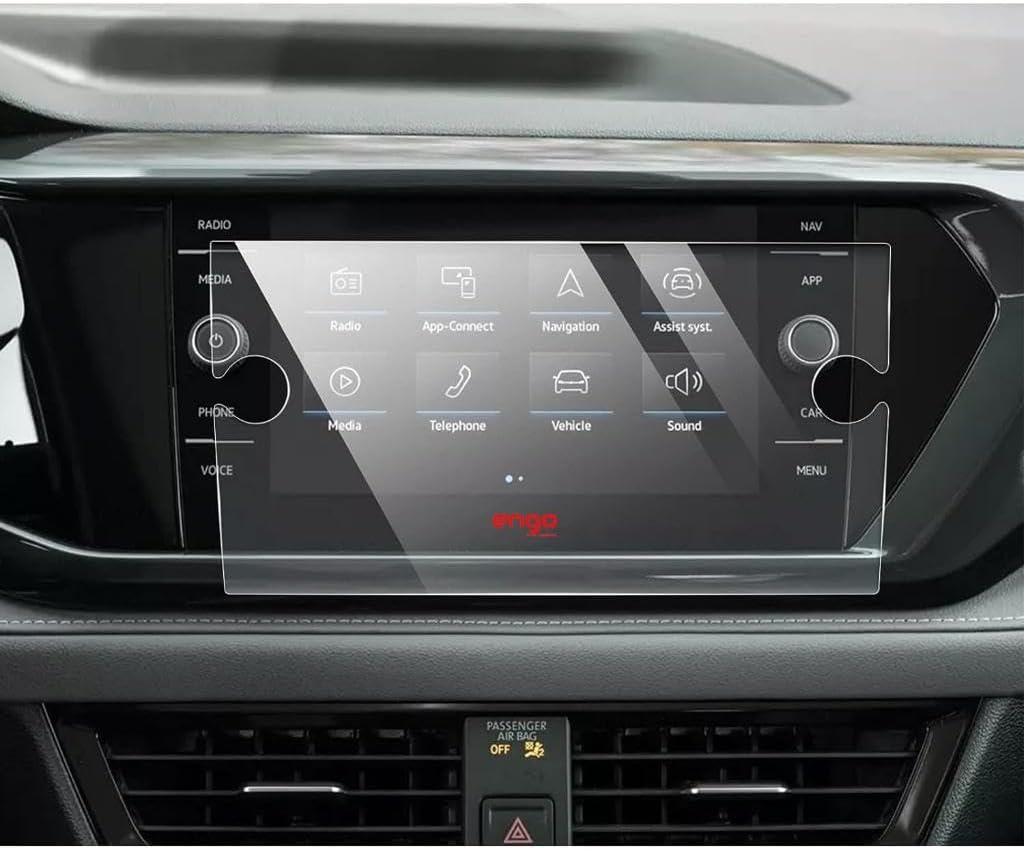 Engo Volkswagen Taigo 8 inç Multimedya Mat Ekran Koruyucu 9H Nano