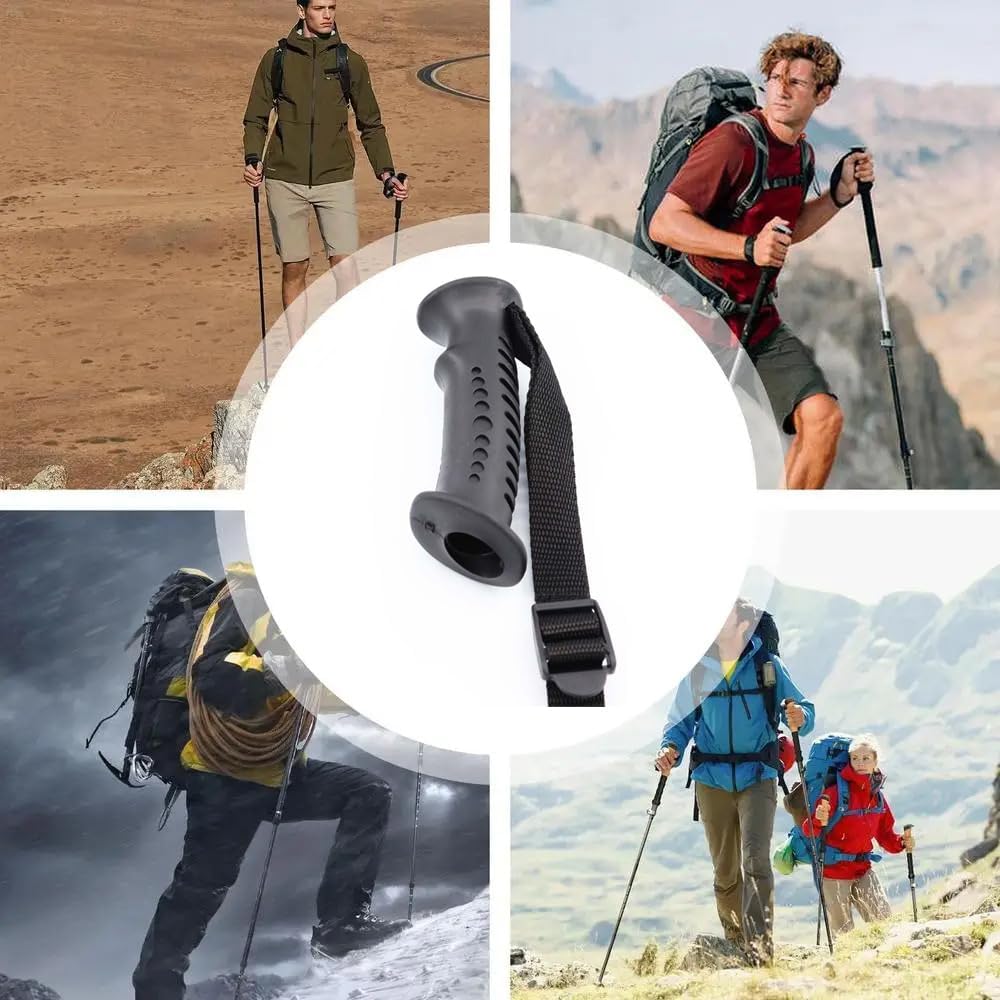 SquEqu 2-Pack Trekking Pole Rubber Grip & Strap for 20mm Poles SquEqu 2-Pack Trekking Pole Rubber Grip & Strap for 20mm Poles