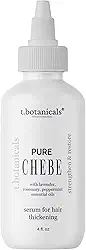 Óleo de Chebe puro para crescimento do cabelo, sérum de cabelo chebe com óleos essenciais de lavanda, alecrim, hortelã-pimenta, fórmula concentrada de crescimento capilar (113 g)