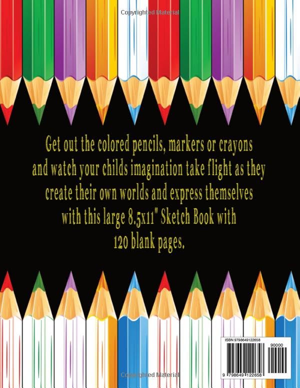 Miniatura 2 de Drawing Pad For Kids Large Blank Paper Sketch Book To Practice Drawing And Sketching. Art Gift For Boys And Girls Age 4+.