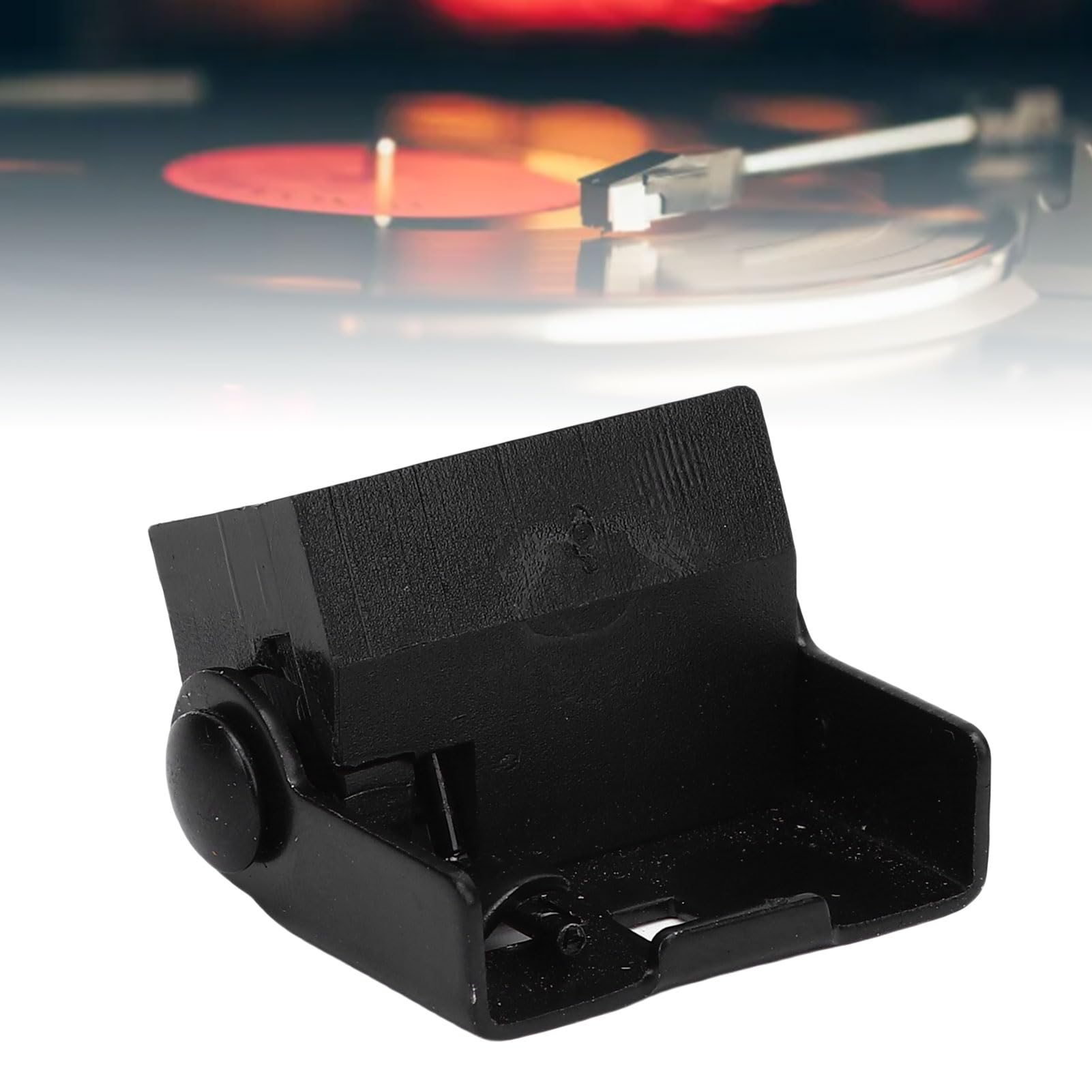 Haofy Bisagras de Cubierta Antipolvo para Tocadiscos de Primera Calidad, Construcción de ABS, Diseño Universal para Tocadiscos con Funcionamiento Suave