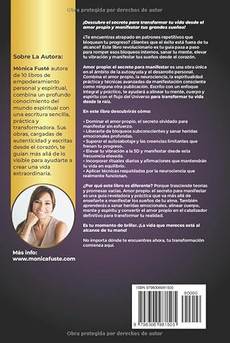 Amor propio: Manifiesta tus sueños y sana tu mente