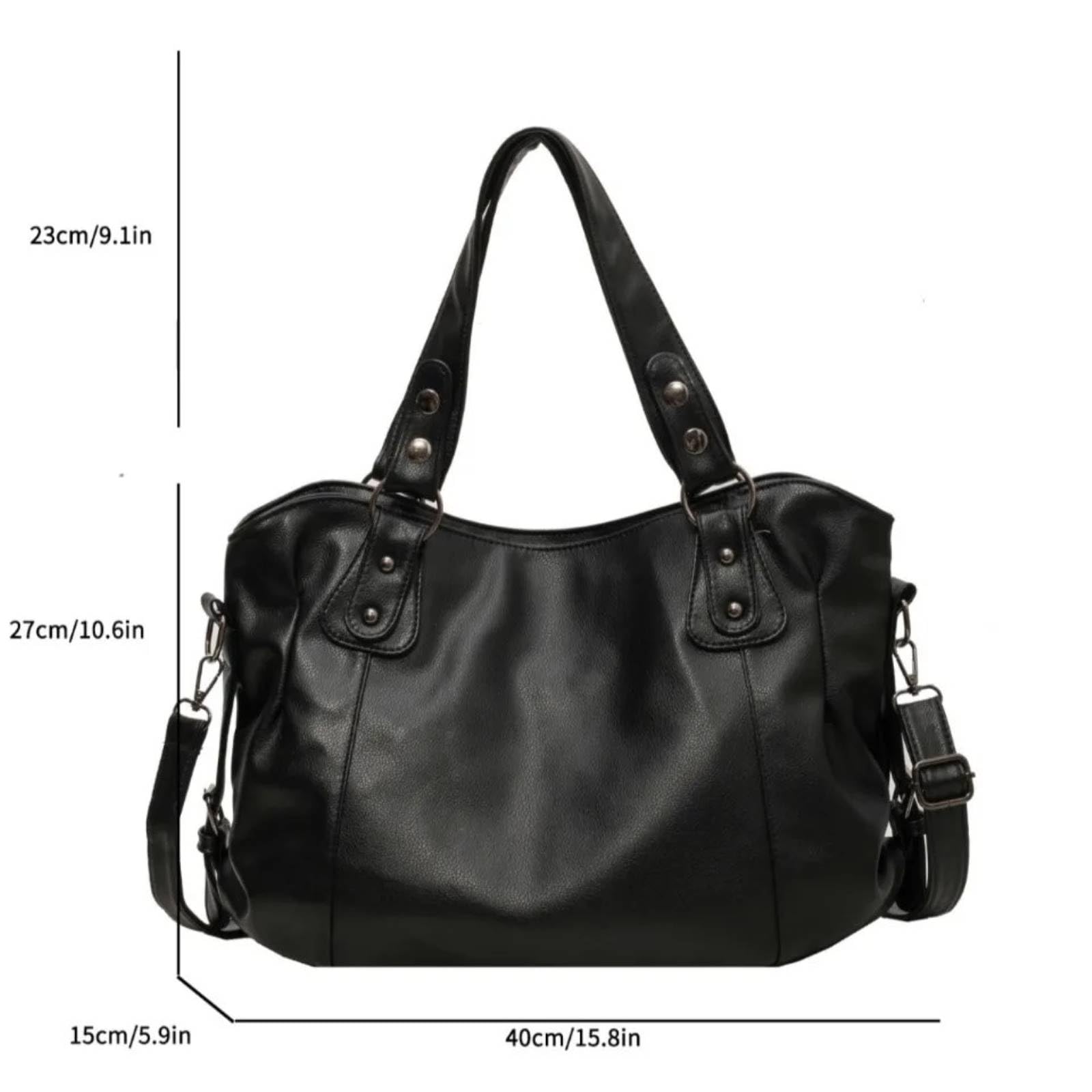 Bolsos de Mujer Bolso Hombro Suave Gran Capacidad para Mujeres con Cierre Cremallera