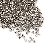 1000X Remaches Tachuelas Cobre Color Plata para Bolso Ropa 2.5mm
