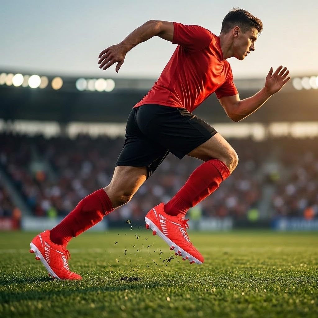 Vizari Valencia Firm Ground Soccer Cleats for Men & Women – Adult Football Shoes with Wide Fit, TPU Studs, Comfortable Design, Size 6.5 to 13 (Unisex)