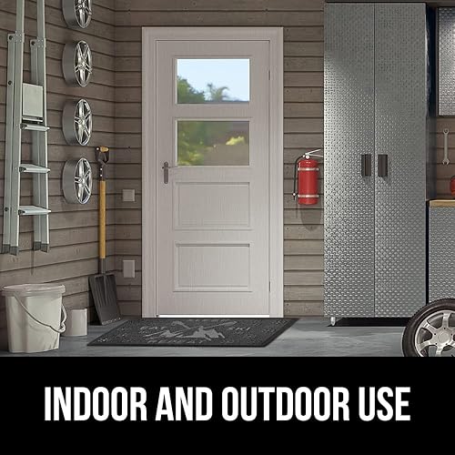 Miniatura 9 de Gorilla Grip - Tapete WeatherMax todoterreno 100% impermeable, 35 x 23 pulgadas, goma natural, resistente a las manchas y a la decoloración, para