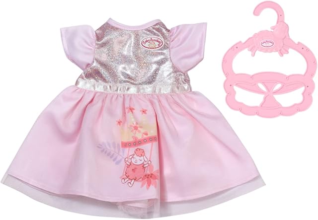 Baby Annabell 707159 Sweet Princess Themed Fit Little 36cm Dolls-Suitable for Children Aged 1+ Years-Includes Dress and Clothes hanger-707159