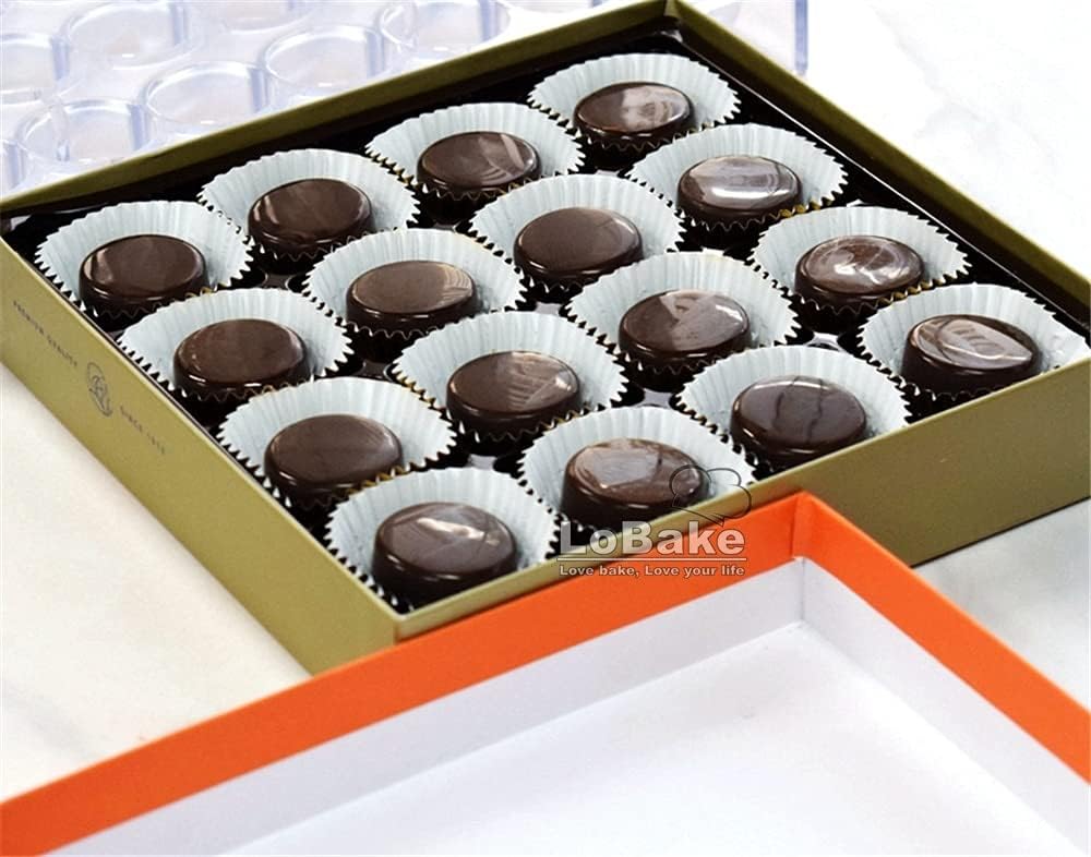 32 cavities Big Rectangle Cylinder Shape PC Polycarbonate Chocolate Mold Candy Mould Fondant Mousse Ice Molds DIY Bakery Tools