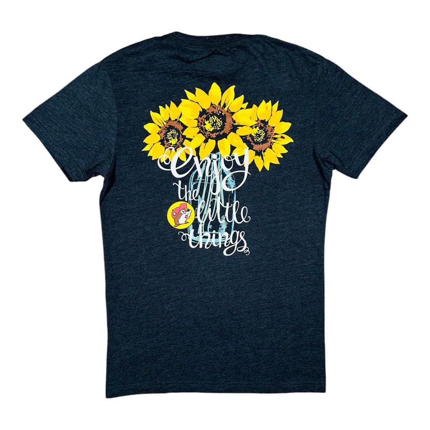 Buc-ee's Sunflower Graphic T-Shirt, Charcoal Gray, Short Sleeve XXXL2
