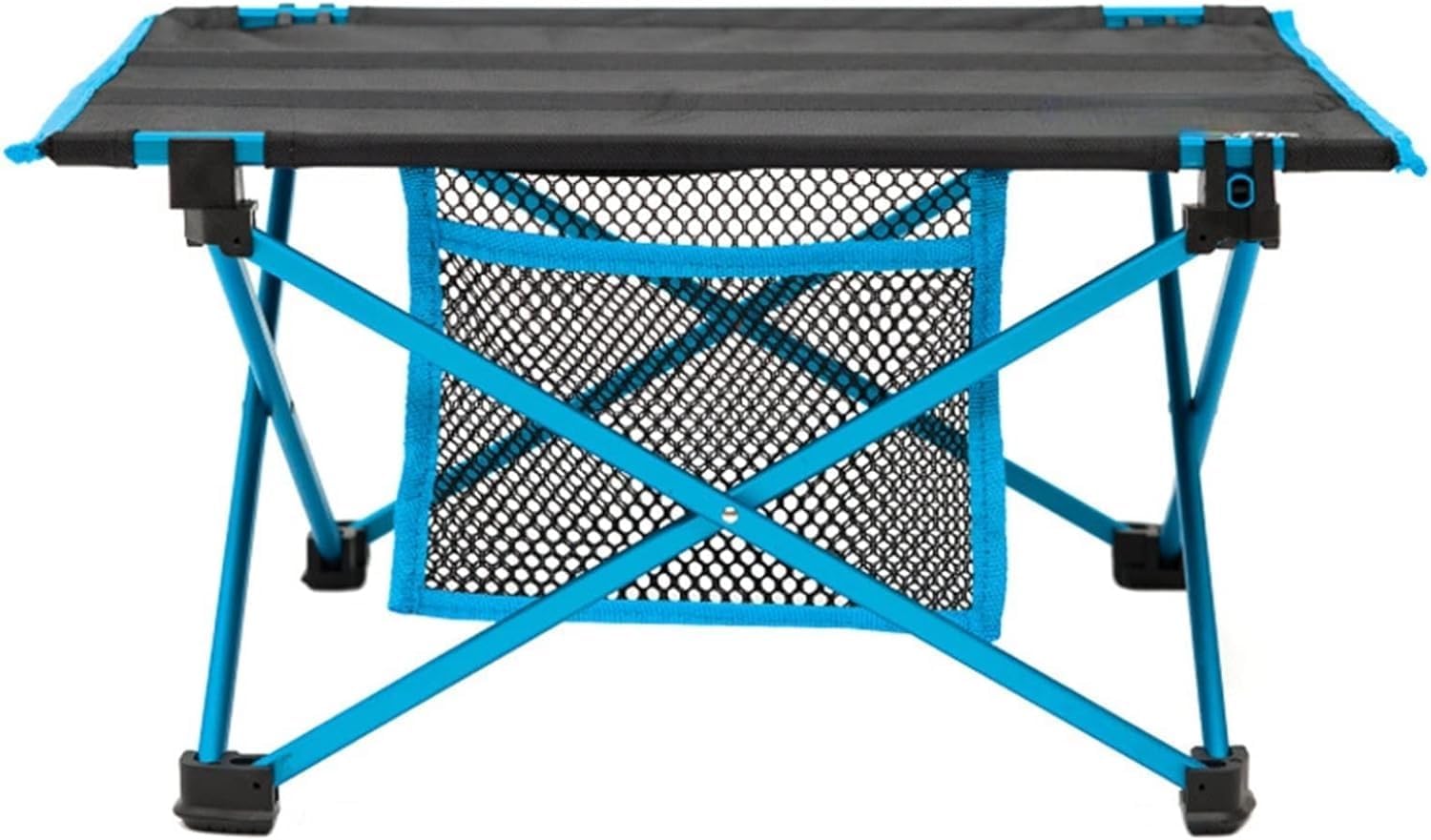 Usoway Beach Table Outdoor Mini Folding Table Lightweight Portable Barbecue Picnic Table Inside Tent Aluminum Alloy Tea Table Computer Table (C : Blue), 665599