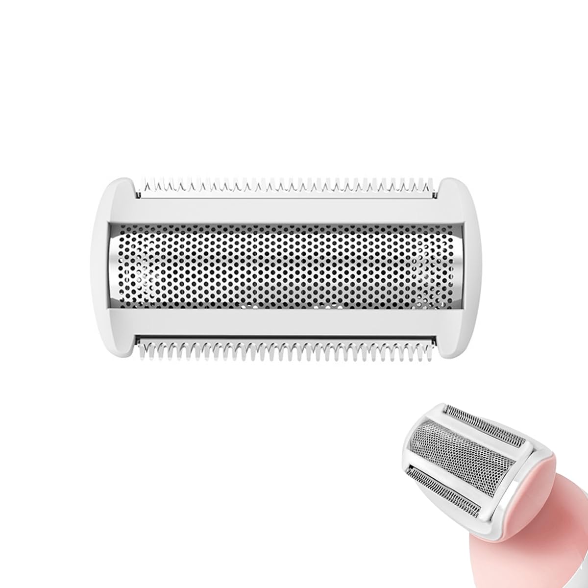 BRL130 BRL140 BRL126 Replacement Foil Head for Philips Women Trimmer Shaver BRL130 BRL140 BRL126/136/146 BRE620 640 650 630-1 Count White