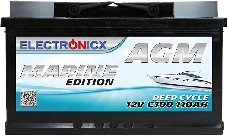 Batería AGM 110Ah 12V de Ciclo Profundo