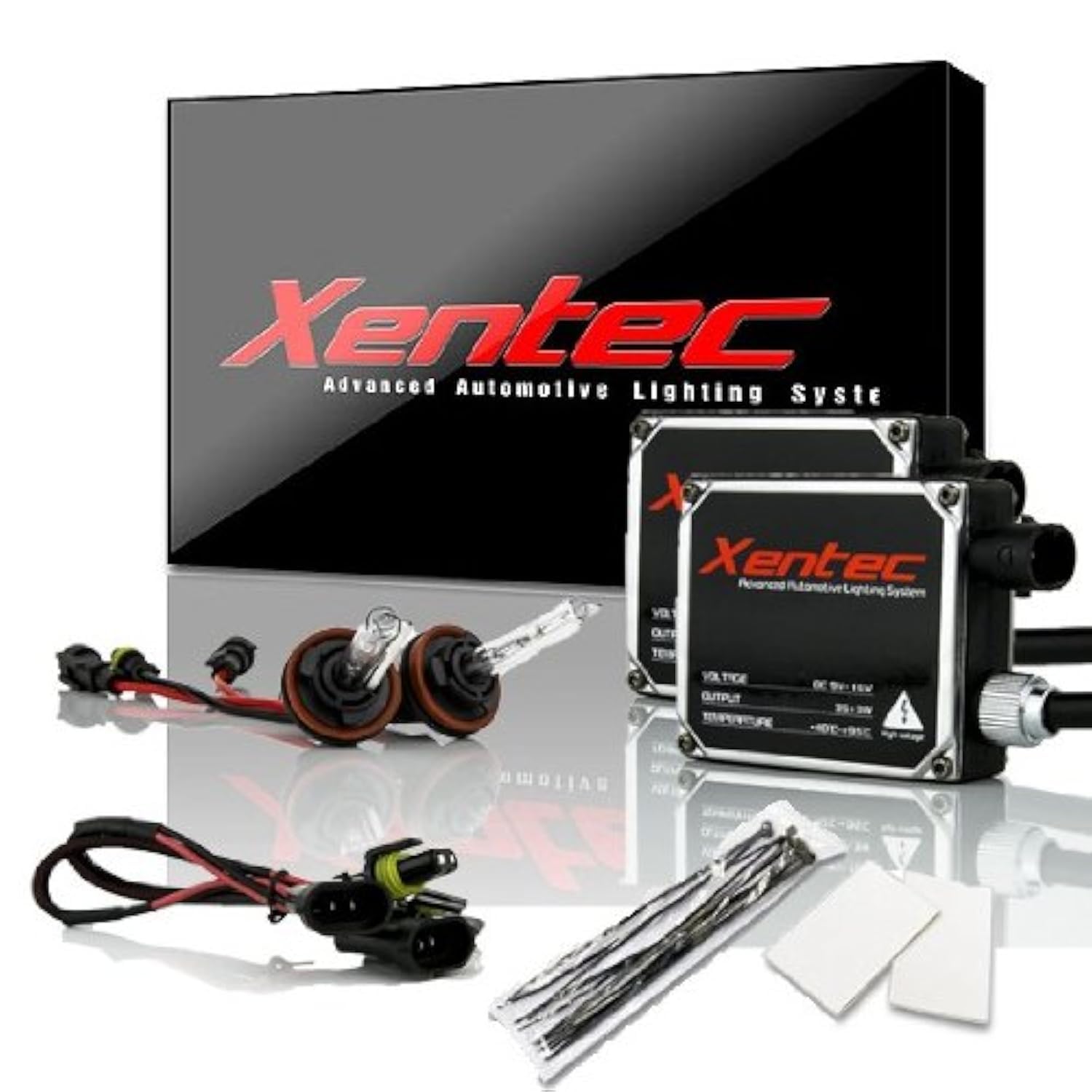 Xentec H11 (H8/H9) 5000K HID Xenon Bulb bundle with 35W Standard Digital Ballast (Ivory White)