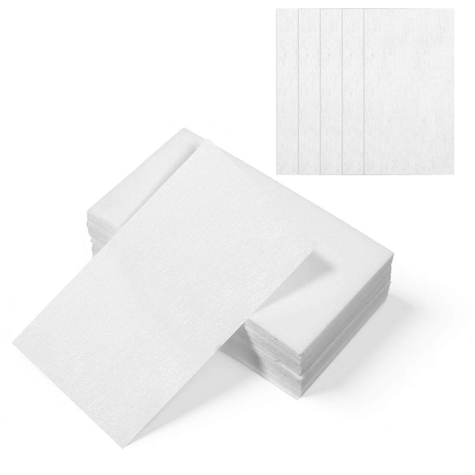 Lot de 100 papiers permanents jetables résistants à la chaleur pour cheveux - Blanc