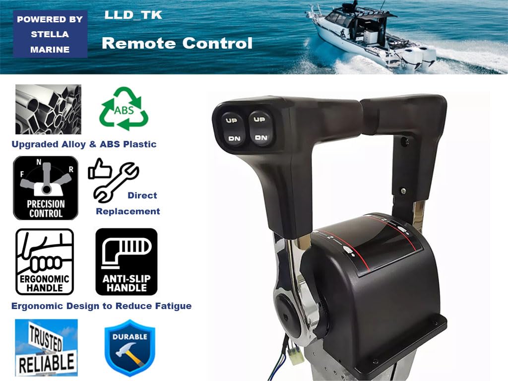 Remote Control Box Compatible with Honda Outboard Binnacle Console Dual Twin Engine 06240-ZW5-U60