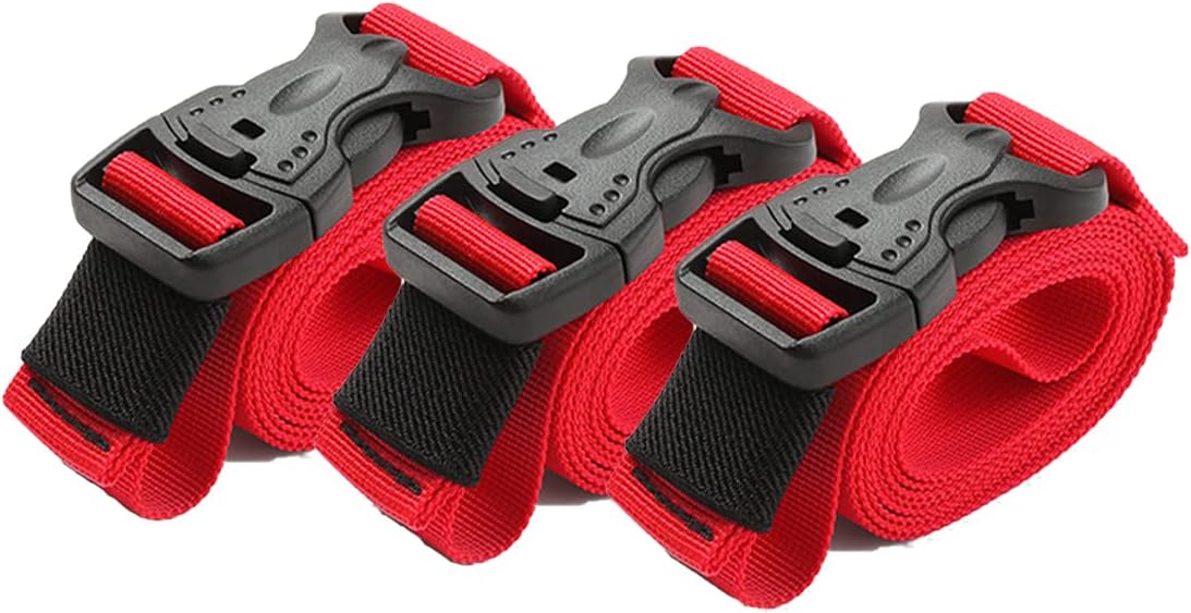 Luggage Strap, 3 Pcs Heavy Duty Utility Strap for Outdoor