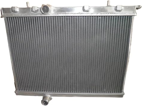 2 Row Aluminum Radiator Compatible For Peugeot 206 GTI/RC 180 2000 2001 2002 2003 2004 2005 2006 2007 1999-2008