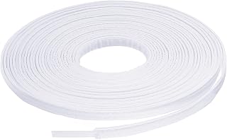 12 Yards Polyester Boning for Sewing, 10mm White Poly Sew Garment Sew-Through Low Density Plastic Sewing Corset Boning Accessories for Corsets Wedding Dress Evening Gowns Lingerie Hats