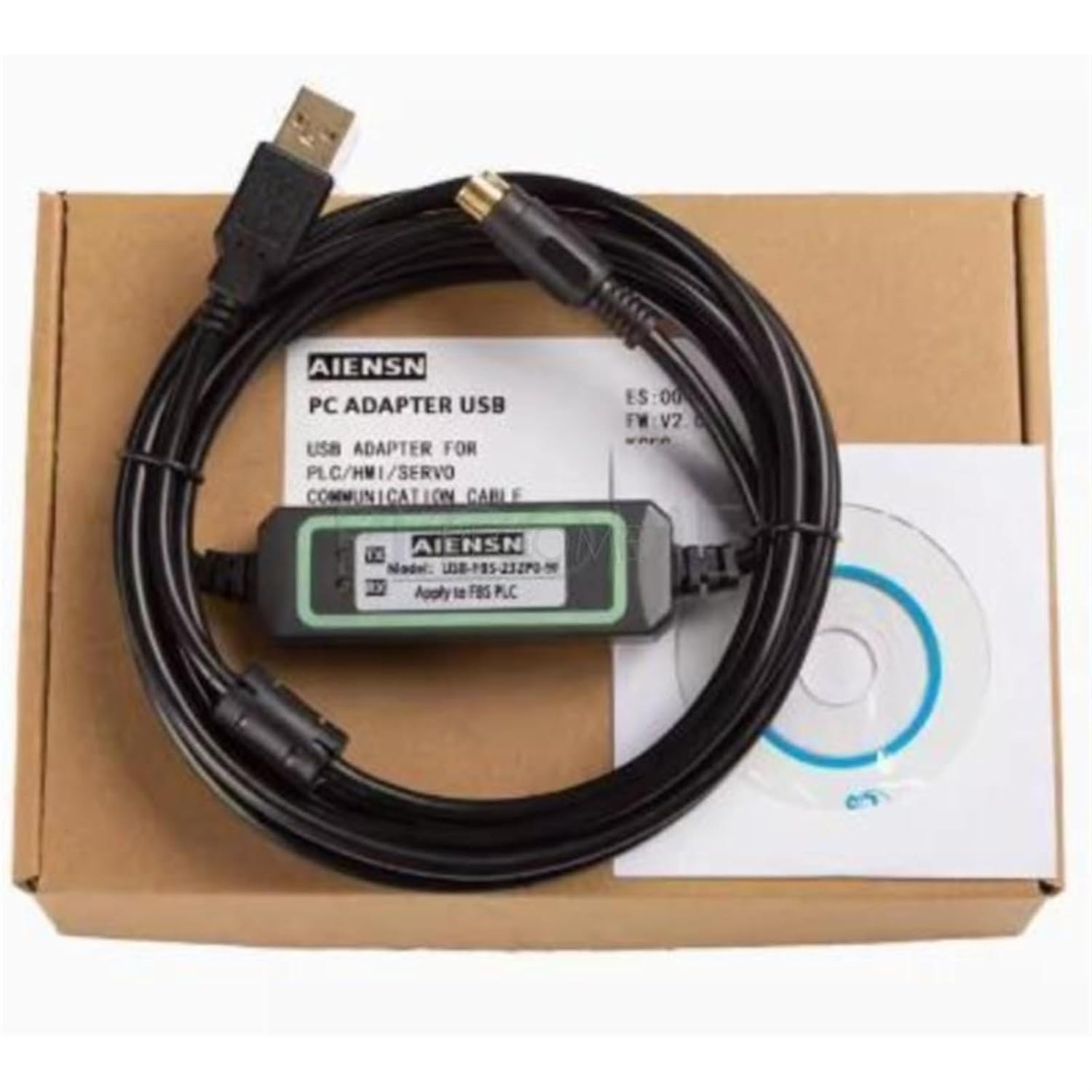 USB-FBS-232P0-9F Programming Cable Isolated or Not for FBS/B1Z WIN7(Standard USB)
