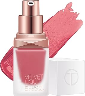 بوسيشي بلش سائل 15 مل، بلش كريمي للمكياج الرطب، بلش سويت تشيكس، بلشر سائل بلون طبيعي، احمر خدود سائل يدوم طويلا غير لامع حريري رقيق (#05)