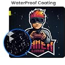 AMBILE AMS Store Mouse Pad with Anti-fray Stitching, Waterproof Surface & Non-Slip Rubber Base Stitched Edges Gaming Mouse Mat for Laptop, Compatible with Laser and Optical Mice (design1) gallery image